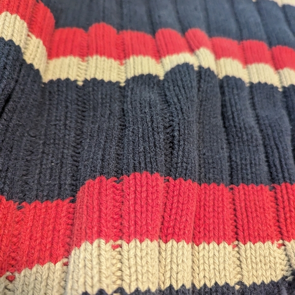 Eddie Bauer Men's Chunky Striped Cotton Sweater - Picture 3 of 7